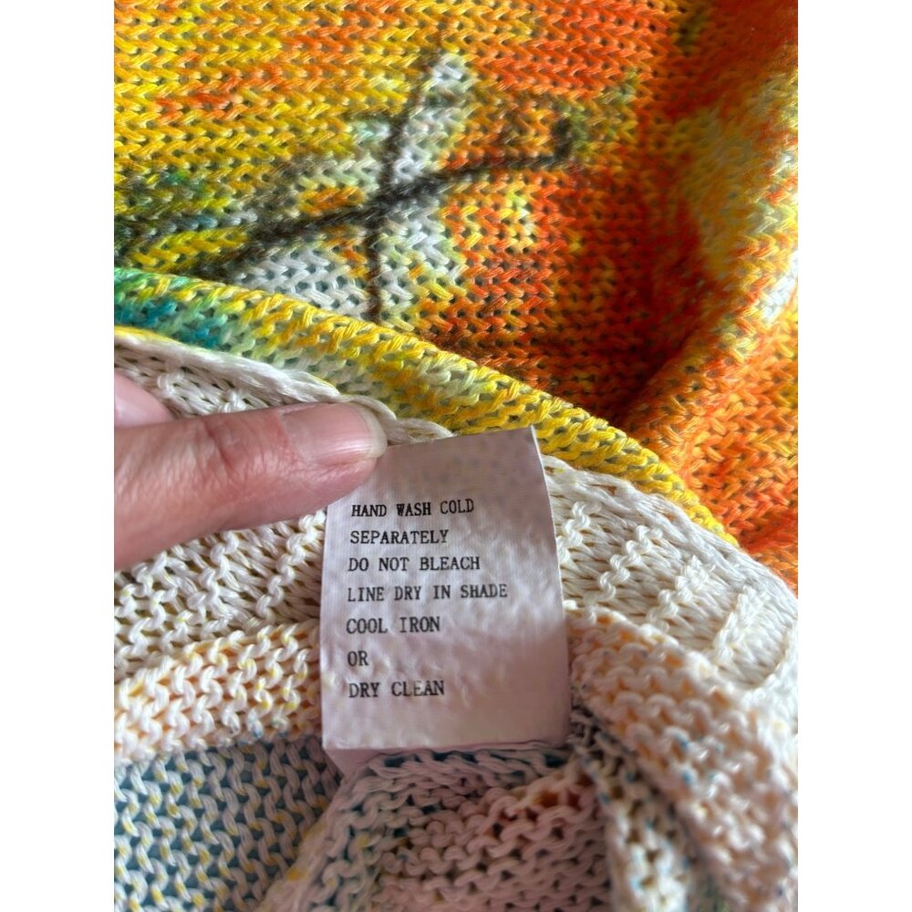 Colorful Luisa Ricci Womens Lightweight Knit Top S - Picture 3 of 9